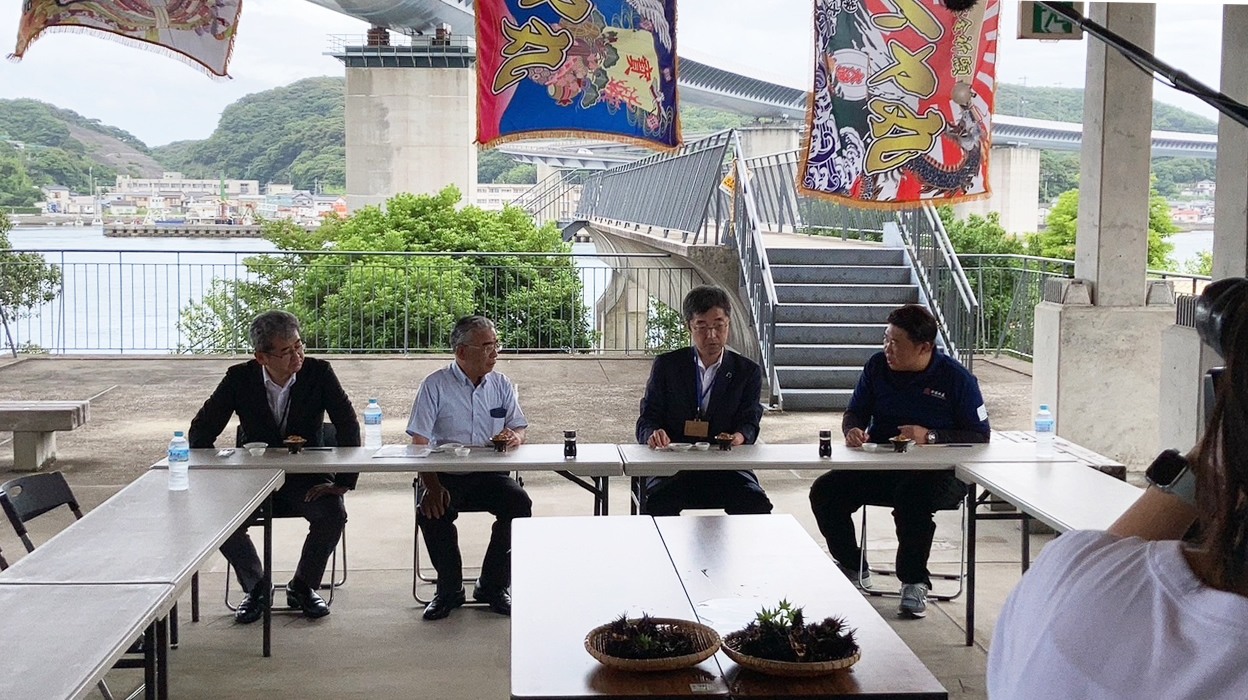 天草のウニ養殖へ前進