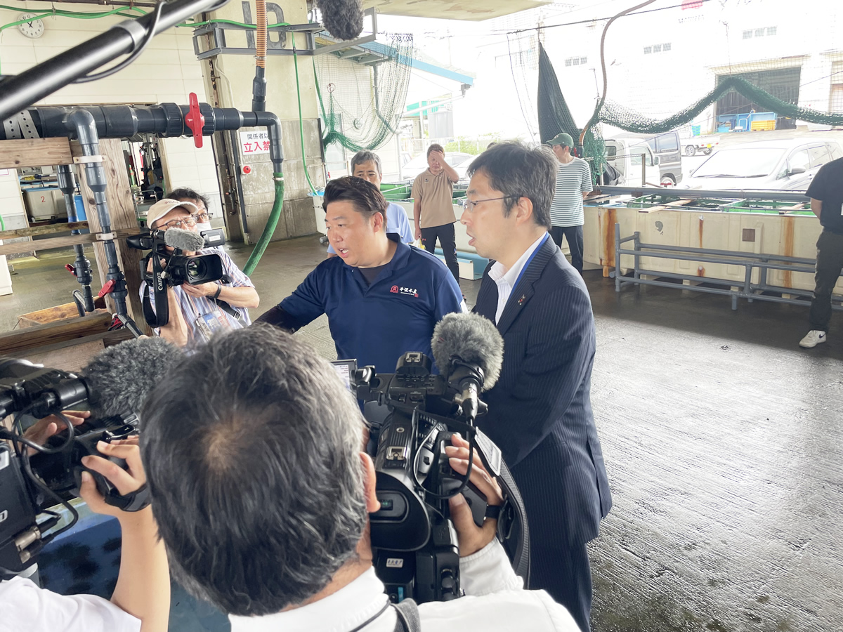 天草のウニ養殖へ前進